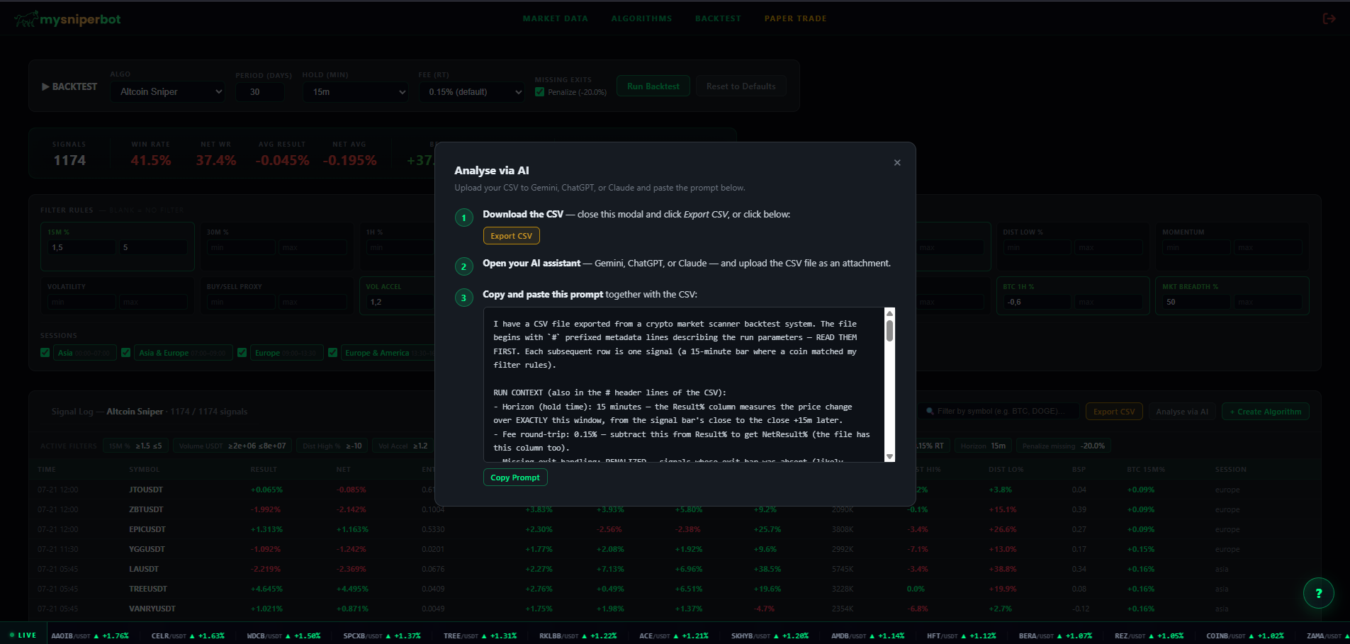 Backtest Engine